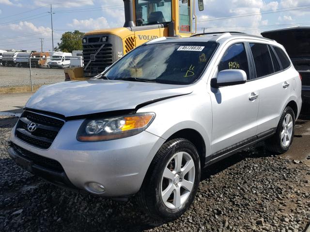 5NMSH13E87H005648 - 2007 HYUNDAI SANTA FE S SILVER photo 2