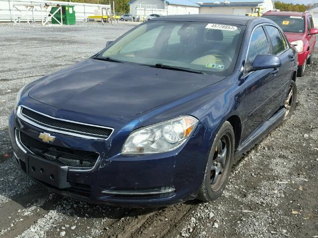 1G1ZH57B39F185393 - 2009 CHEVROLET MALIBU 1LT BLUE photo 2