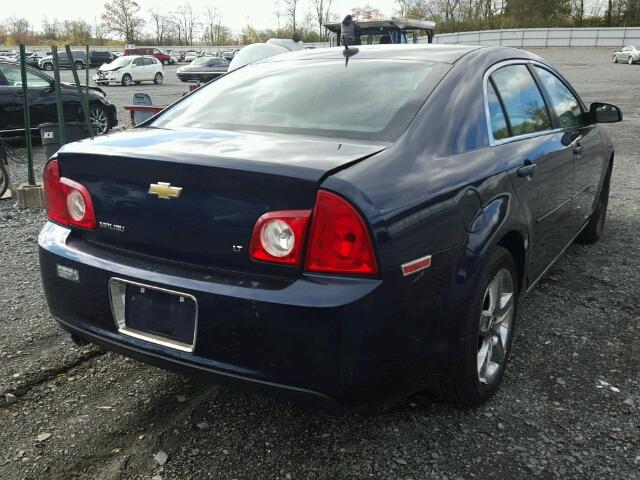 1G1ZH57B39F185393 - 2009 CHEVROLET MALIBU 1LT BLUE photo 4