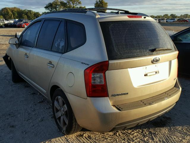 KNAFG525977088282 - 2007 KIA RONDO BASE GOLD photo 3