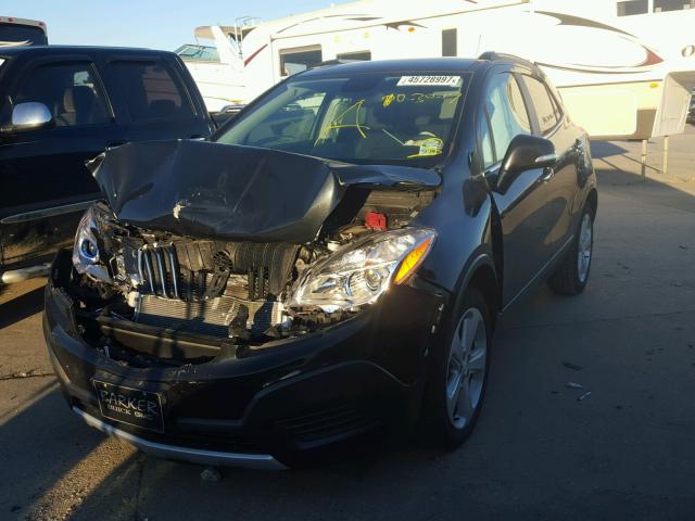 KL4CJASB7FB230382 - 2015 BUICK ENCORE BLACK photo 2