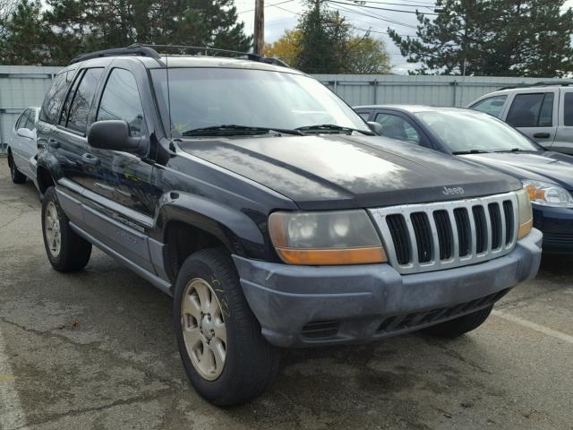 1J4GW48S51C589986 - 2001 JEEP GRAND CHER BLACK photo 1