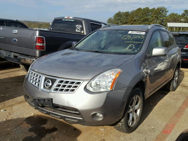 JN8AS5MV7AW112377 - 2010 NISSAN ROGUE SILVER photo 2