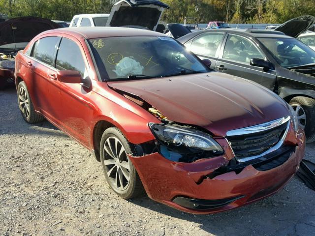 1C3CCBBG8CN249779 - 2012 CHRYSLER 200 TOURIN MAROON photo 1