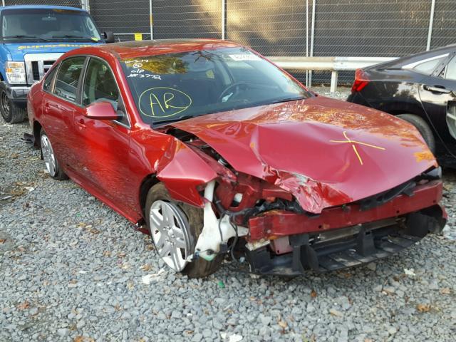 2G1WB5E37E1144038 - 2014 CHEVROLET IMPALA LIM BURGUNDY photo 1