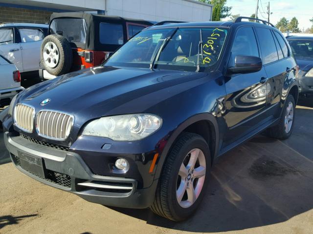 5UXFE83567LZ44250 - 2007 BMW X5 BLUE photo 2