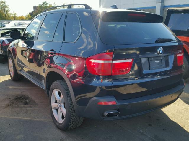 5UXFE83567LZ44250 - 2007 BMW X5 BLUE photo 3