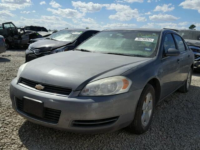 2G1WT55K381239320 - 2008 CHEVROLET IMPALA LT SILVER photo 2