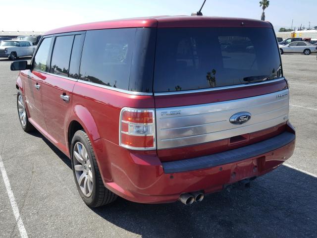 2FMEK63C89BA50600 - 2009 FORD FLEX LIMIT RED photo 3