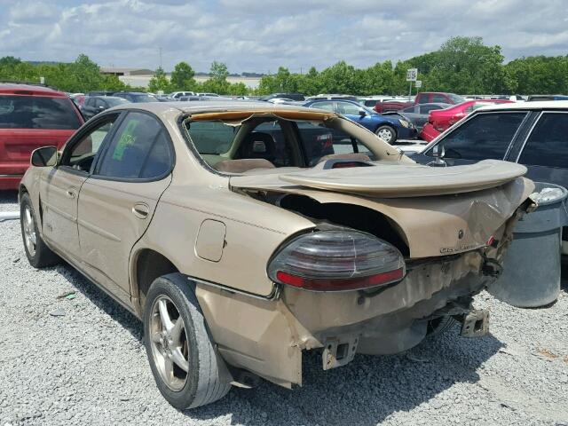 1G2WR52162F121302 - 2002 PONTIAC GRAND PRIX GOLD photo 3
