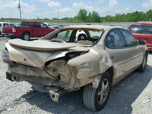 1G2WR52162F121302 - 2002 PONTIAC GRAND PRIX GOLD photo 4