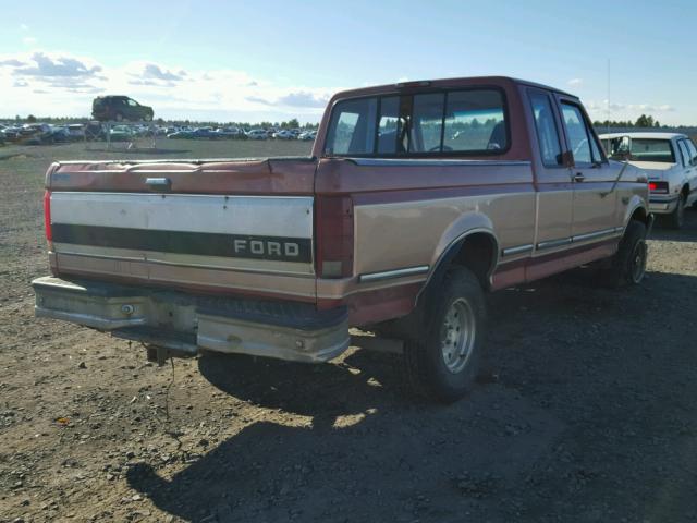 1FTEX14N0SKA20043 - 1995 FORD F150 TWO TONE photo 4