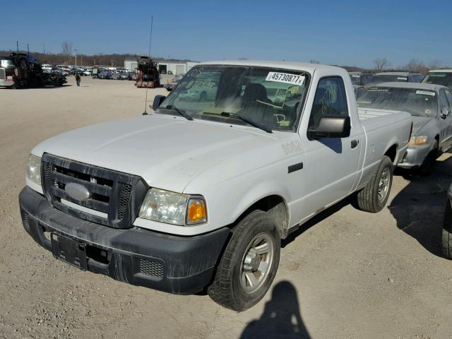 1FTYR10D77PA72929 - 2007 FORD RANGER WHITE photo 2