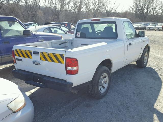 1FTYR10D77PA72929 - 2007 FORD RANGER WHITE photo 4