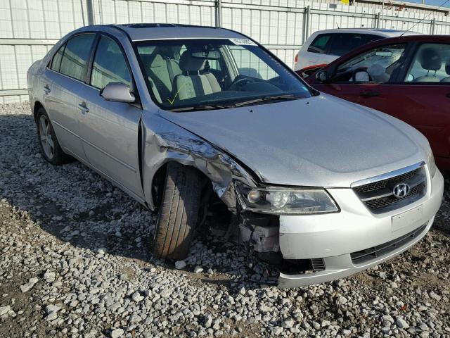 5NPEU46F26H022199 - 2006 HYUNDAI SONATA GLS SILVER photo 1