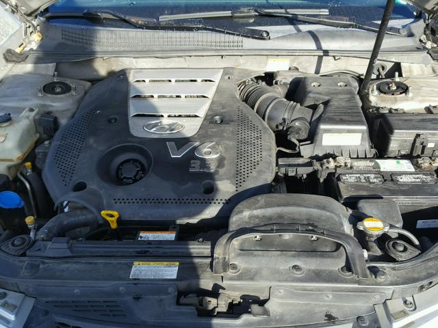 5NPEU46F26H022199 - 2006 HYUNDAI SONATA GLS SILVER photo 7