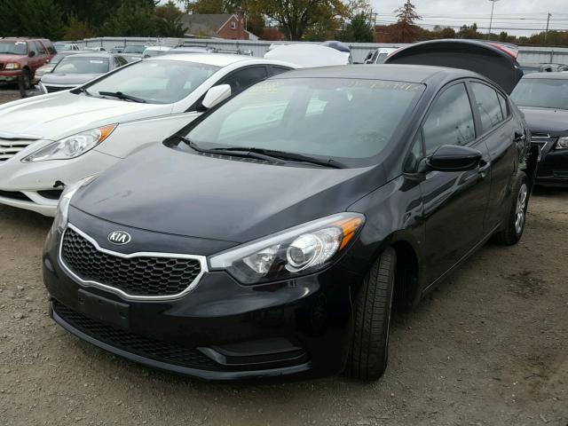 KNAFK4A62G5445042 - 2016 KIA FORTE LX BLACK photo 2