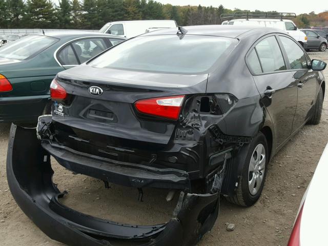 KNAFK4A62G5445042 - 2016 KIA FORTE LX BLACK photo 4