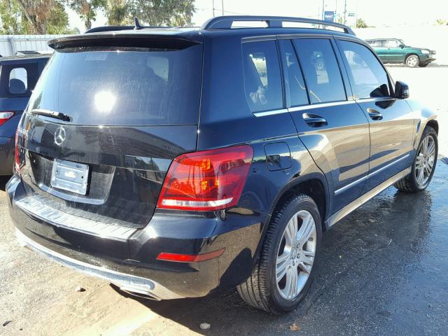 WDCGG5HB7FG398878 - 2015 MERCEDES-BENZ GLK 350 BLACK photo 4