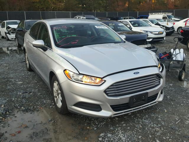 3FA6P0G75GR211834 - 2016 FORD FUSION S GRAY photo 1