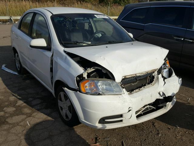 KL1TD5DE9AB105895 - 2010 CHEVROLET AVEO LS WHITE photo 1