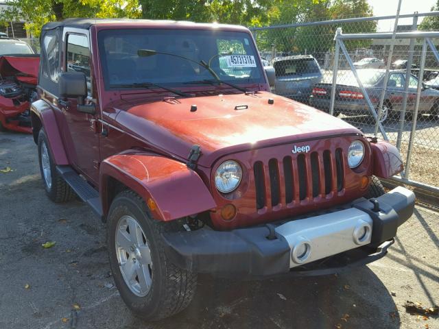 1J4AA5D13BL608401 - 2011 JEEP WRANGLER S BURGUNDY photo 1