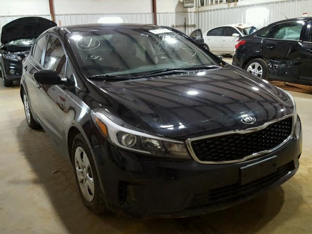 3KPFK4A78HE142445 - 2017 KIA FORTE LX BLACK photo 1