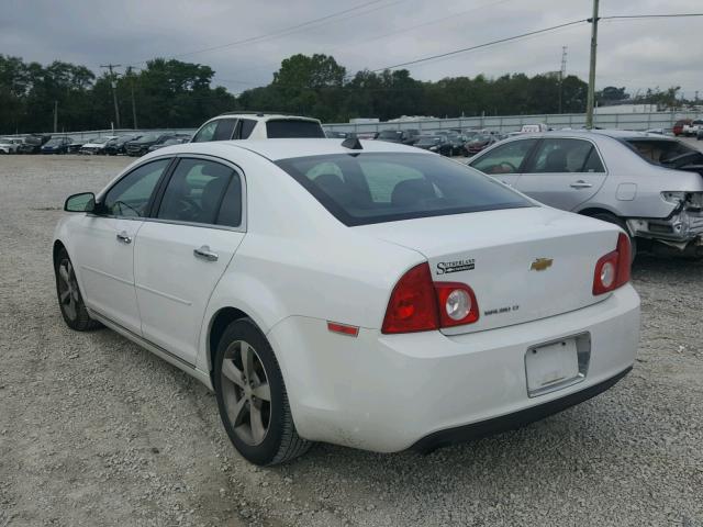 1G1ZC5E0XCF381578 - 2012 CHEVROLET MALIBU 1LT WHITE photo 3