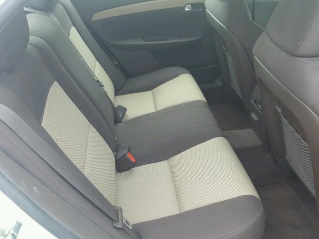 1G1ZC5E0XCF381578 - 2012 CHEVROLET MALIBU 1LT WHITE photo 6