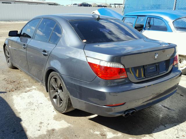 WBANW13589C160718 - 2009 BMW 535 I GRAY photo 3