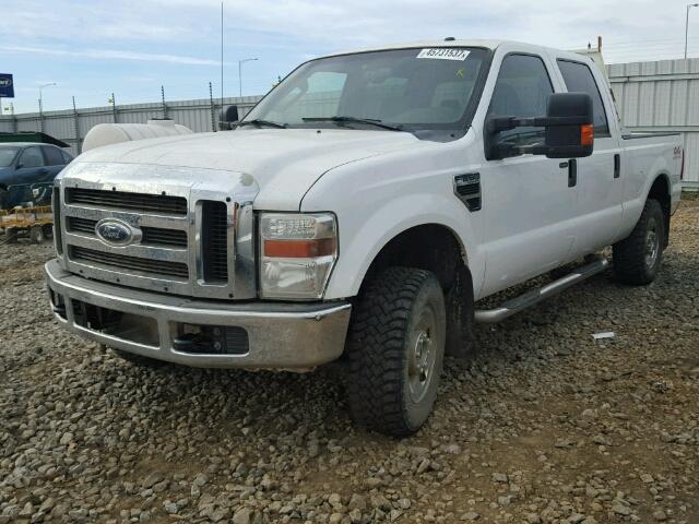 1FTSW21509EA05311 - 2009 FORD F250 WHITE photo 2