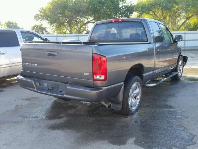 1D7HA18N94J123503 - 2004 DODGE RAM 1500 S GRAY photo 4