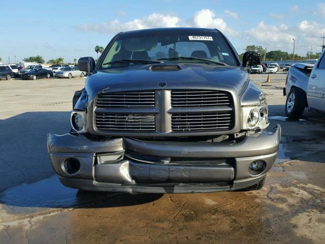 1D7HA18N94J123503 - 2004 DODGE RAM 1500 S GRAY photo 9