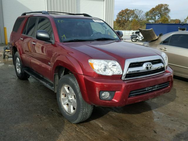 JTEZU14R78K018369 - 2008 TOYOTA 4RUNNER SR RED photo 1