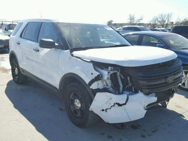 1FM5K8AR9FGA88845 - 2015 FORD EXPLORER WHITE photo 1