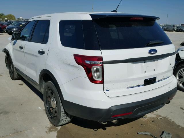 1FM5K8AR9FGA88845 - 2015 FORD EXPLORER WHITE photo 3