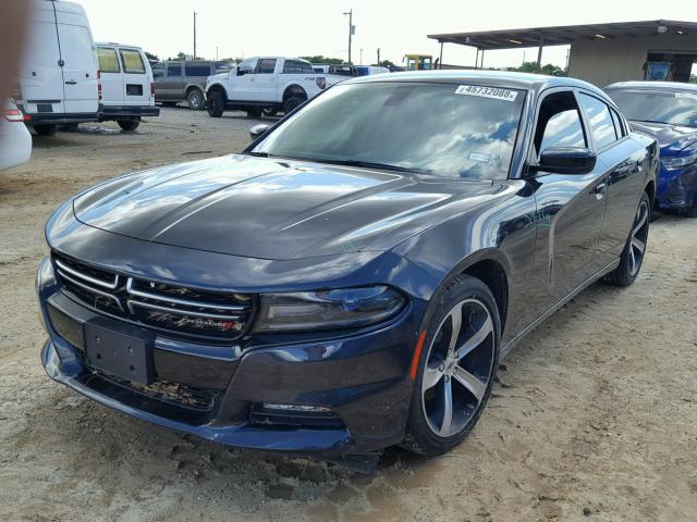 2C3CDXHG9HH634740 - 2017 DODGE CHARGER SX BLACK photo 2