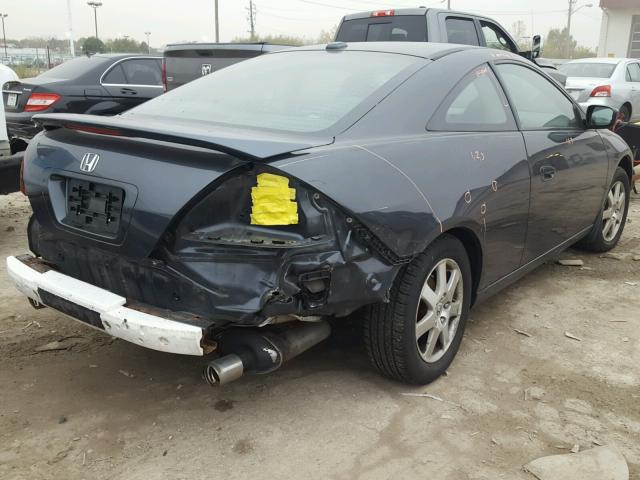 1HGCM82635A004502 - 2005 HONDA ACCORD EX GRAY photo 4