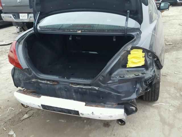 1HGCM82635A004502 - 2005 HONDA ACCORD EX GRAY photo 9