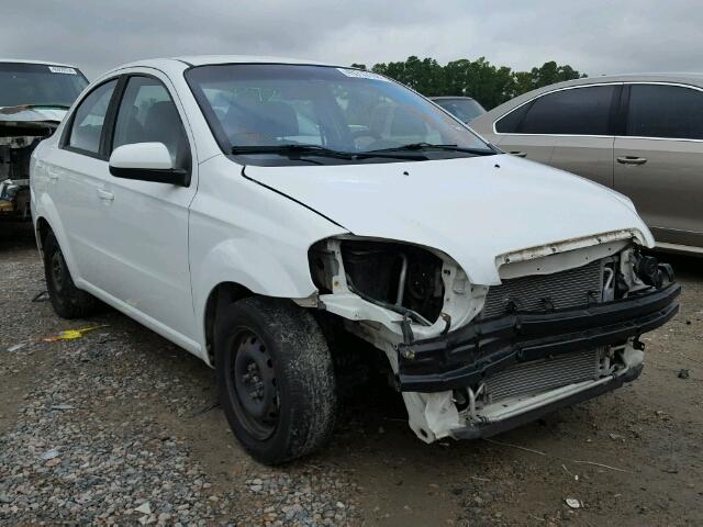 KL1TD5DE8BB120809 - 2011 CHEVROLET AVEO LS WHITE photo 1