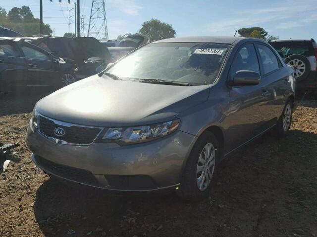 KNAFU4A26C5563127 - 2012 KIA FORTE EX GRAY photo 2