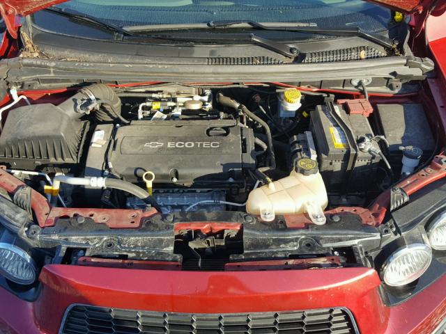 1G1JA5SH8D4255715 - 2013 CHEVROLET SONIC LS 红色 照片 7