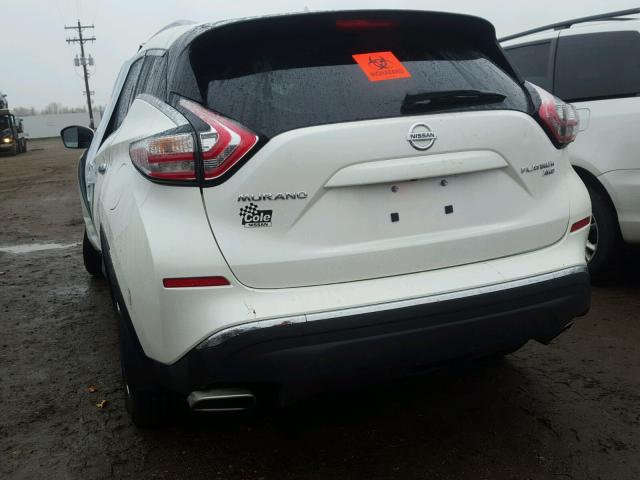 5N1AZ2MH1FN248691 - 2015 NISSAN MURANO S WHITE photo 4