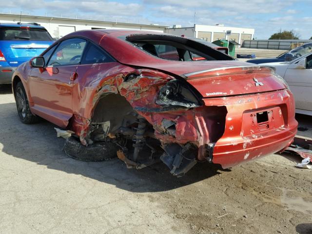 4A3AK24F09E020934 - 2009 MITSUBISHI ECLIPSE GS RED photo 3