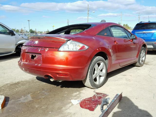 4A3AK24F09E020934 - 2009 MITSUBISHI ECLIPSE GS RED photo 4