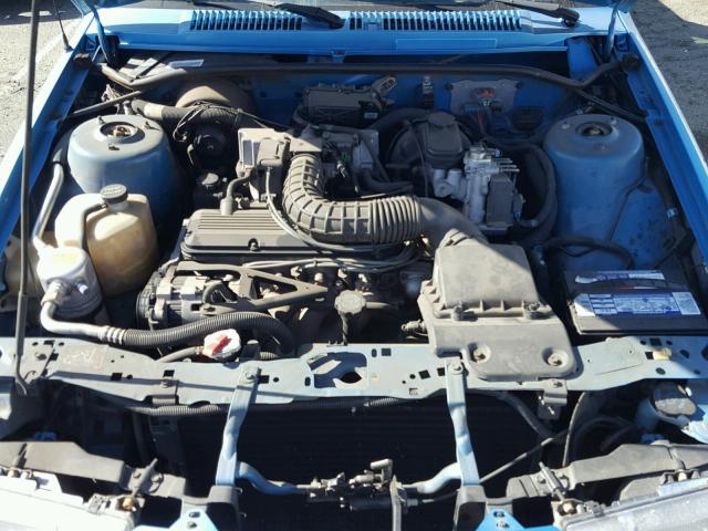 1G1JC5445N7197177 - 1992 CHEVROLET CAVALIER V BLUE photo 7