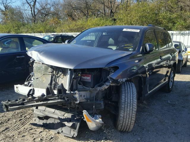 5TDBK3EH8BS052219 - 2011 TOYOTA HIGHLANDER GRAY photo 2