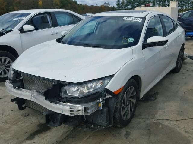 19XFC2F71GE223683 - 2016 HONDA CIVIC EX WHITE photo 2