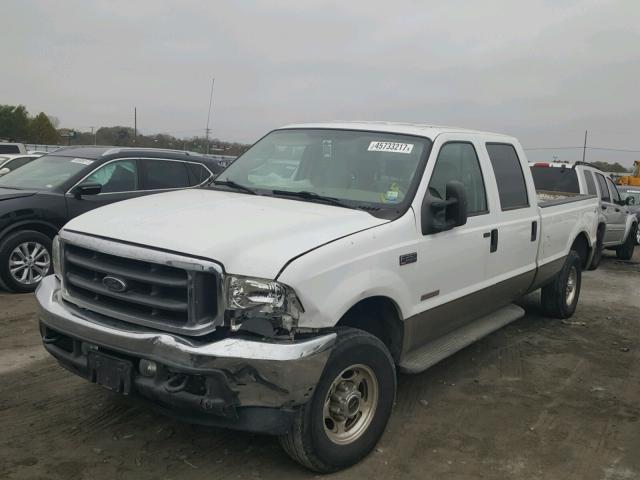 1FTNW21P44ED11273 - 2004 FORD F250 SUPER WHITE photo 2