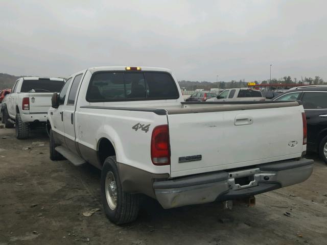 1FTNW21P44ED11273 - 2004 FORD F250 SUPER WHITE photo 3